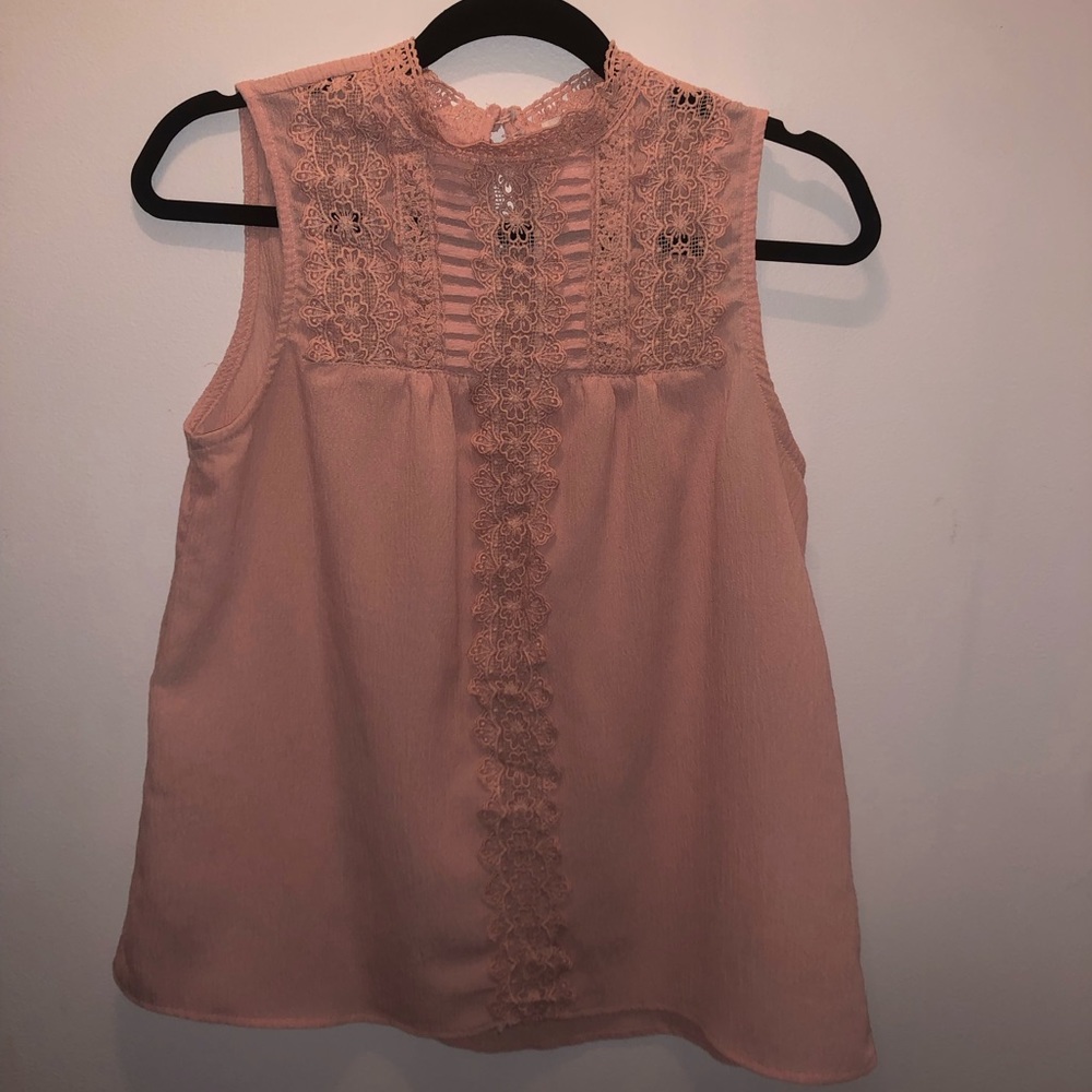Dusty Pink Blouse Top